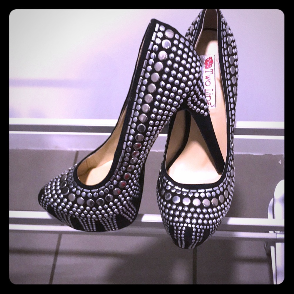 Studded Heels